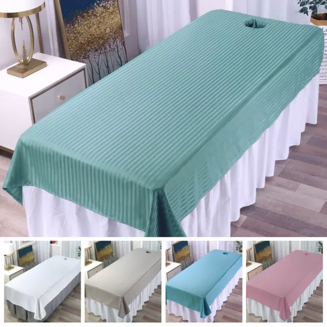 Reusable Beauty Massage Table Cover Spa Bed Salon Couch Sheet with Face Hole