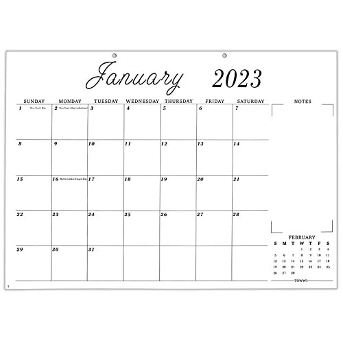 2023 2024 large desk calendar aesthetic desktop calendar 2023 17 x 12 