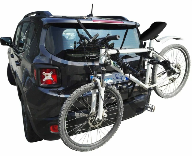 Portabici Posteriore Universale 3 Bici 40 Kg – Pieghevole In Acciaio Per Auto