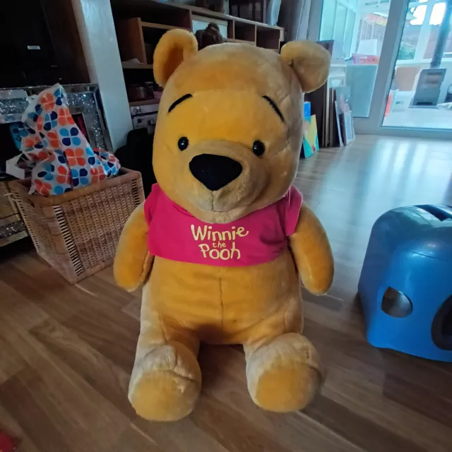 Extra Large Jumbo 50cm Winnie The Pooh Plush Soft Toy Bear Disney Retired