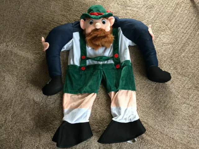 6'2" Bavarian Beer Guy V2 Carry Me Costume Ride On Piggy Back Mascot Halloween 2