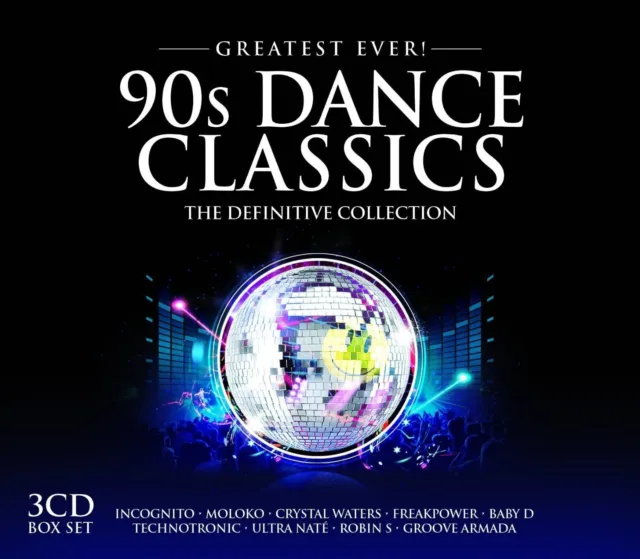 90S DANCE CLASSICS-THE DEFINITIVE COLLECTION feat. MOLOKO, BABY D u.a. 3 CD NEU