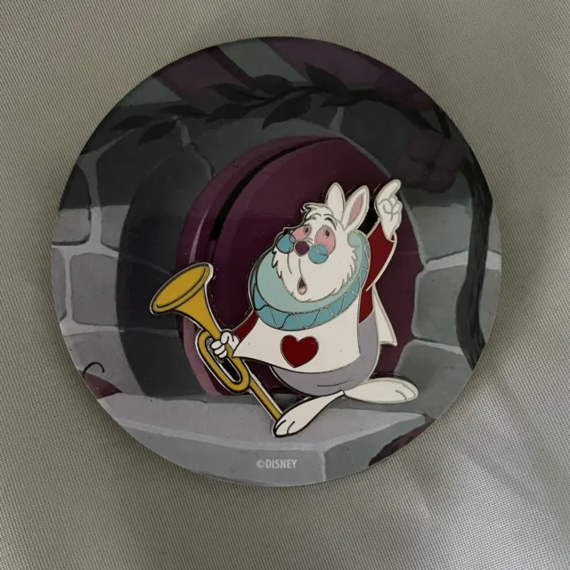 White Rabbit Alice In Wonderland Disney Holiday Christmas Ornament LR Pin