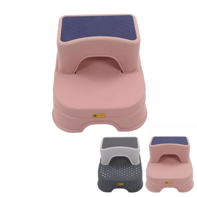 Kids Step Stool Height 2 Layer Detachable Boys Girls Step Stool Tool