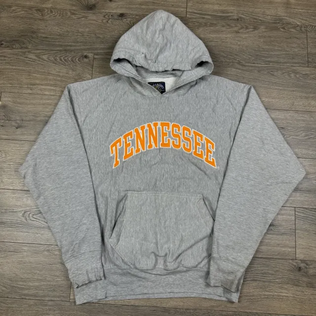 Vintage University of Tennessee Volunteers Sweatshirt Adult Large Gray Hoodie