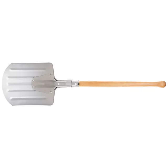 MFH Norwegian Snow Shovel Detachable Aluminio/Madera Equipo de Invierno Cucharón