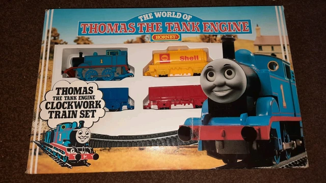VINTAGE HORNBY THOMAS the Tank Engine Clockwork Trainset Working Track ...