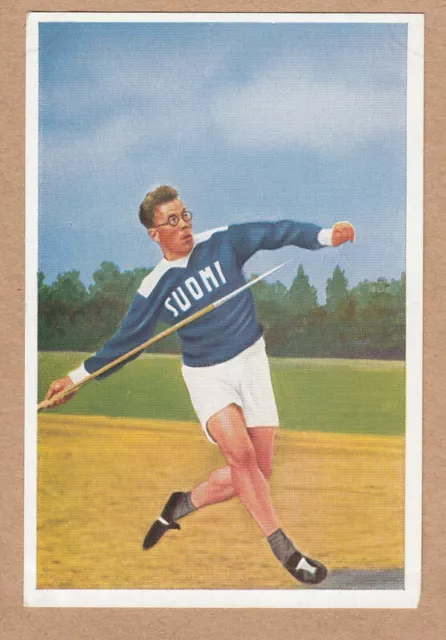 Muhlen Franck Olympia 1936 Serie 6 #1 Matti Jarvinen, Finland, javelin