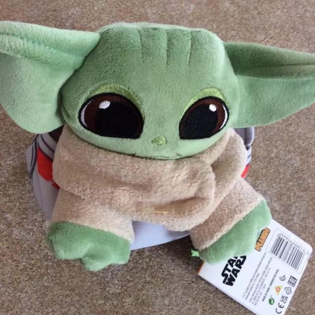 New Star Wars Grogu Baby Yoda Plush Doll Toy The Child 11" Mandalorian Mattel