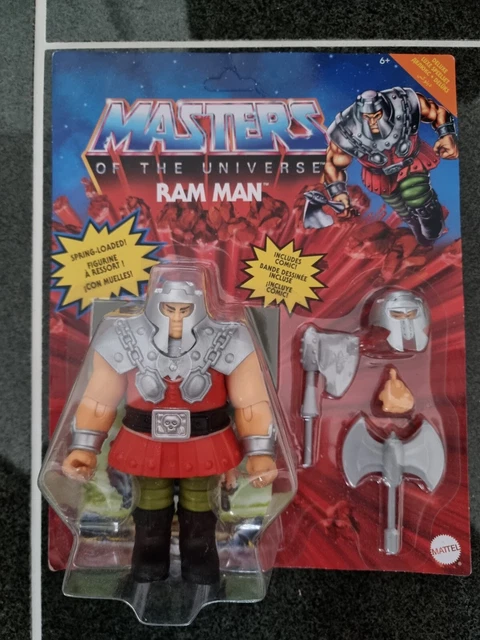 Mattel origins: MOTU Deluxe RAM MAN / Masters Of The Universe * NEU OVP