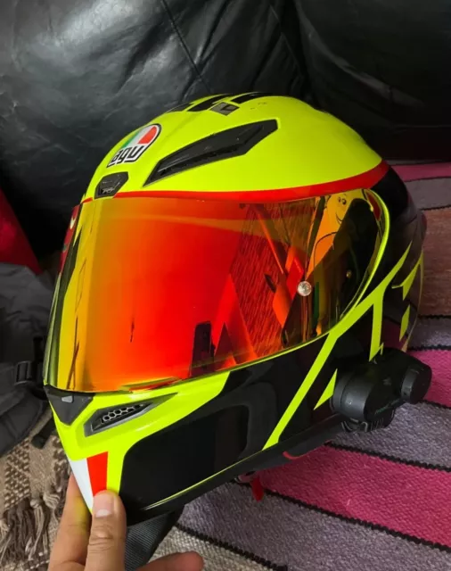 Visor For AGV K5 K5S K3SV K1 K1S Red Gold / 15 Day Delivery