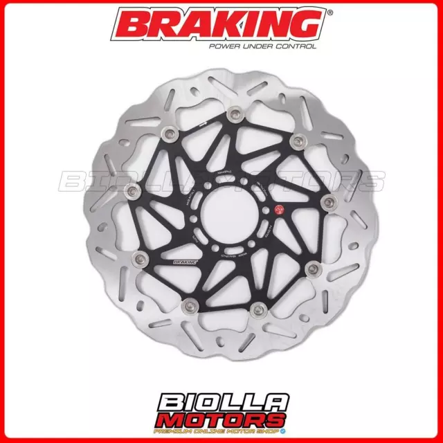 Wk001R Disco Freno Anteriore Dx Braking Cagiva Raptor 125 2005 - Wave Flottante