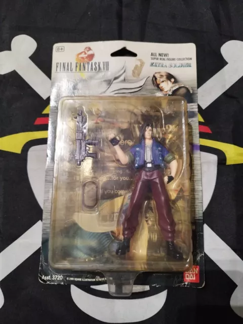 Final Fantasy VIII  FF8 Laguna  Loire Action Figure 1999 Square Bandai Nuovo New