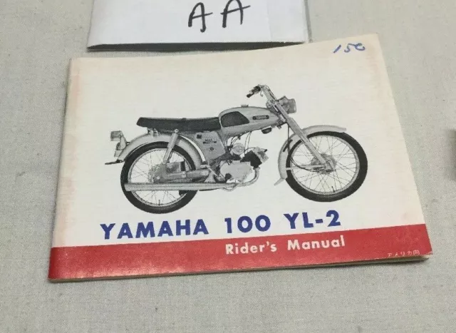 YAMAHA 100 YL-2 Riders Manual Street Vintage AHrma LIT-11621-66-00