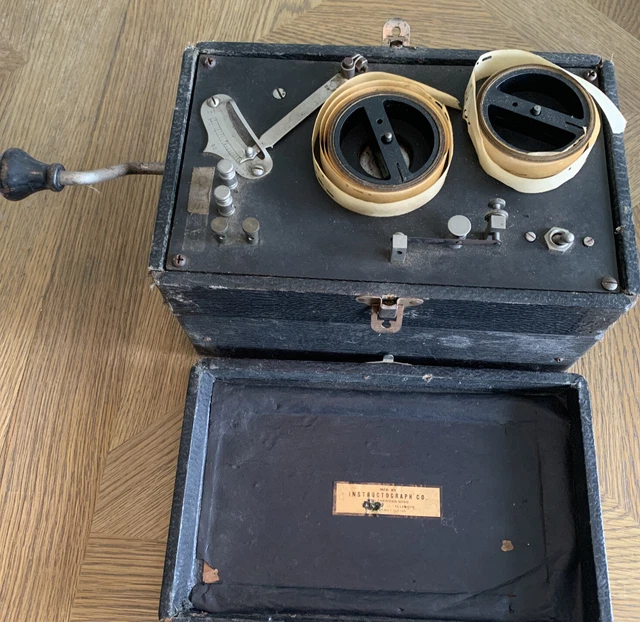 VINTAGE WW2 INSTRUCTOGRAPH Morse Code Trainer Oscillator Code Military ...