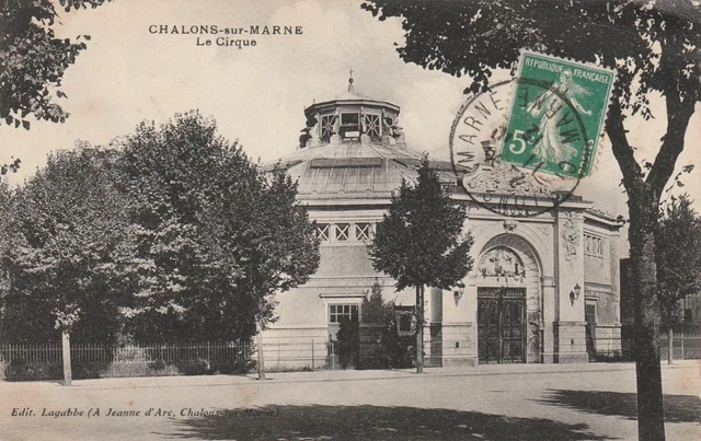 CPA 51 CHALONS Sur MARNE Le Cirque