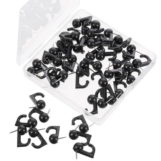 50 Doppelkopf-Bilderaufhänger Aus Metall – Robuste Nagelhaken Für Schlüssel, Bilder & Deko (3 Cm)