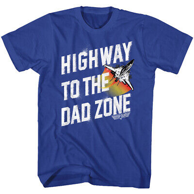 Top Gun Film F-14 Jet da Combattimento Highway To The Papà Zone Uomo T Shirt