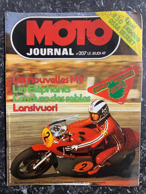 Magazine/ Revue Moto Journal N°207