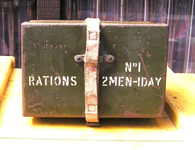 BRITISH ARMY, Two Men, One Day Ration Tin. £16.32 - PicClick UK
