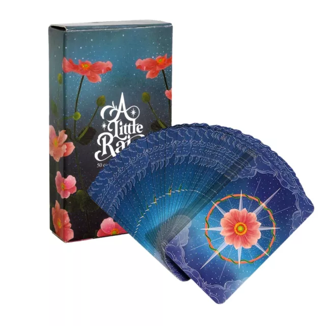 Oracle Deck Cards A Little Rain Botanical 44 Cards Tarot Card Deck Full English