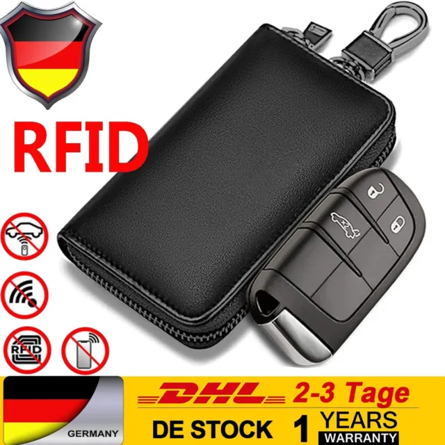 KEYLESS GO SCHUTZ Autoschlüssel Etui Tasche RFID Signal Blocker Schlüssel  Hülle EUR 15,55 - PicClick DE