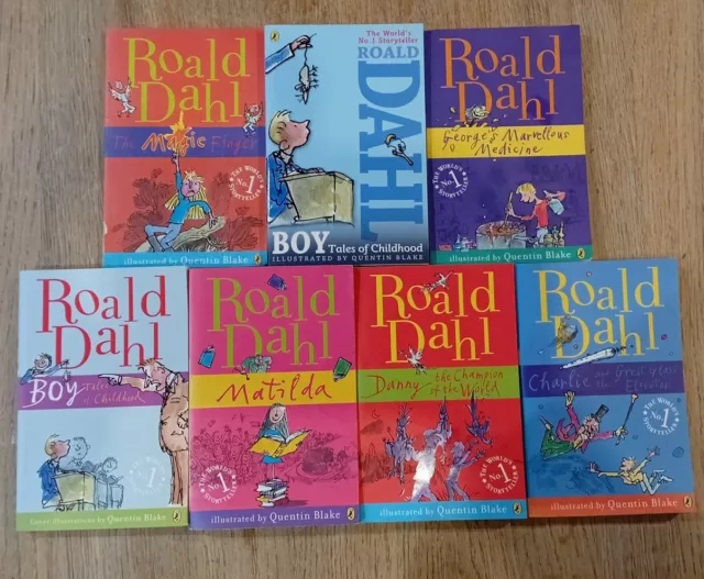 Roald Dahl Book Collection : 7 Books : Excellent Condition