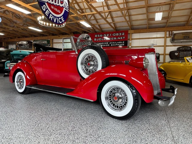 1937 Packard 115 C Drophead Coupe 2/4P - Rumble Seat