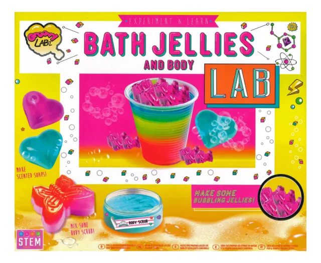 Make your own Scented Soap Body Scrubs & Bath Jellies for Bubbles Children's Kit