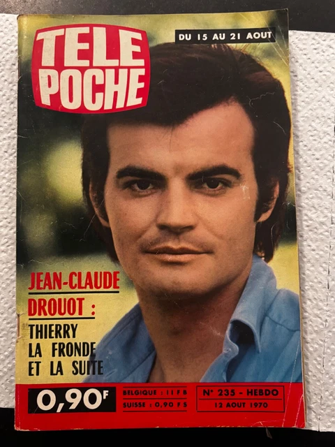 TELE POCHE N°235 Jean Claude Drouot 1970 EUR 5,00 - PicClick FR