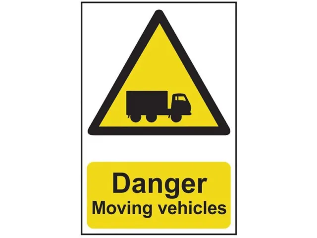 Scan - Danger Moving Vehicles - PVC 400 x 600mm