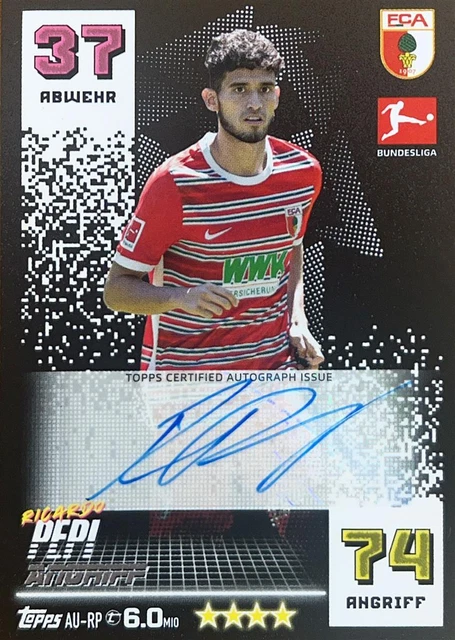 Carte Autographe Marcus Thuram - Match Attax Bundesliga 2022/23 - Near Mint