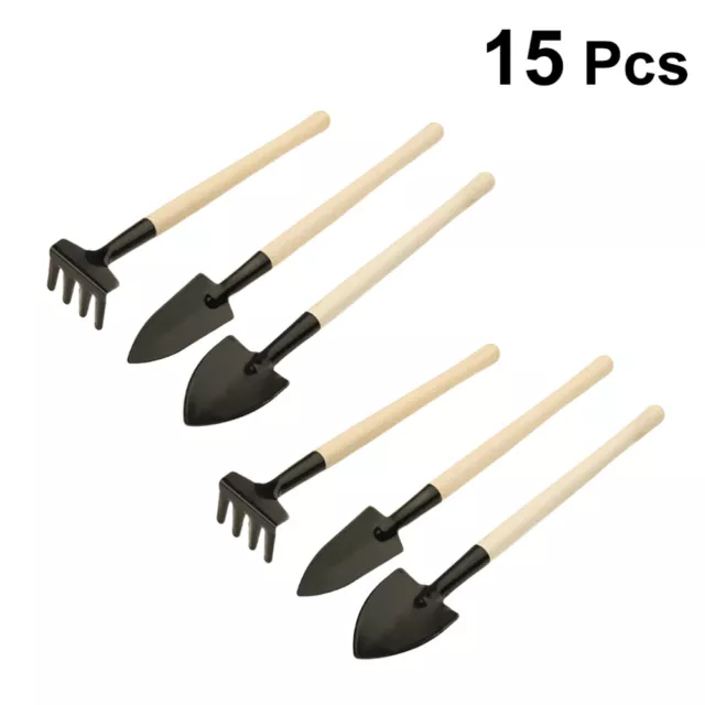 Ensemble d'outils de jardinage pour bonsaï, kit de jardinage d'intérieur 3  pièces, pelle, truelle à main, râteau, outil de jardinage durable et utile