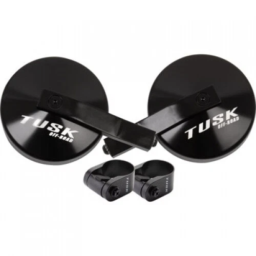 Tusk Alloy Mirror Kit with Low Profile UTV Roll Cage Clamp 2000490001