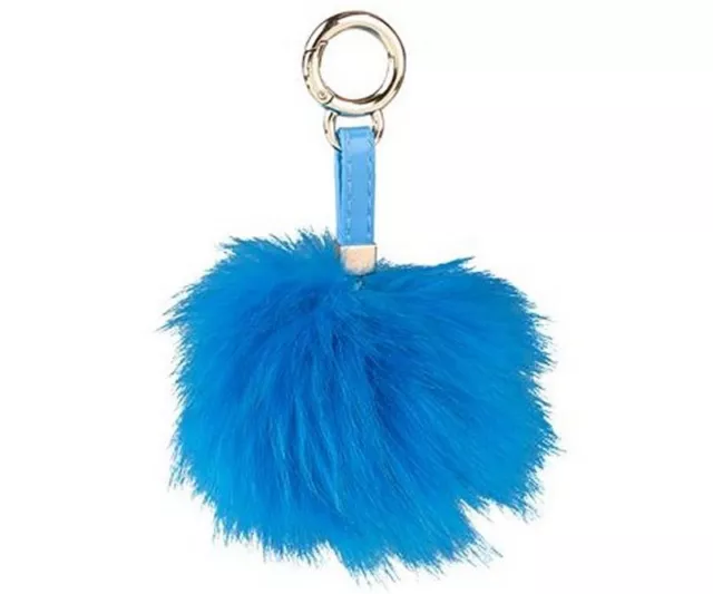 Depesche Pompón Llavero Colgante Bolsa 12cm Pom Llavero Azules