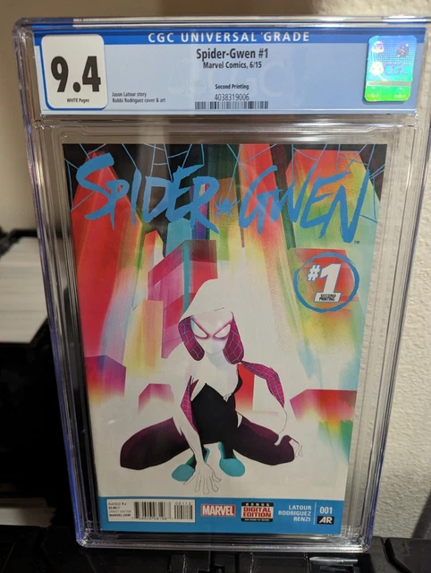 Spider-Gwen #1 CGC 9.4 2015 Marvel Comics 2nd Second Print LOW PRINT RUN HTF
