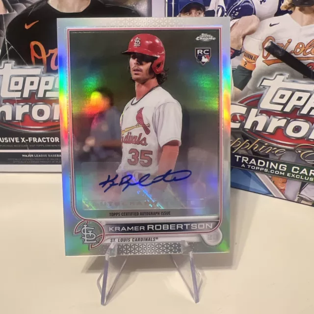 2022 Topps Chrome Update KRAMER ROBERTSON #AC-KR Autograph Card AUTO RC MINT