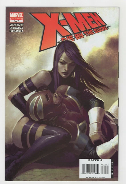 X-MEN DIE BY THE SWORD 2 (2007): FREE/REDUCED SHIPPING Psylocke, Captain Britain