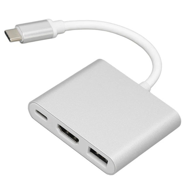 Type C To HD Multimedia Interface USB PD Adapter 3 In 1 High Speed HD Wide C FD5