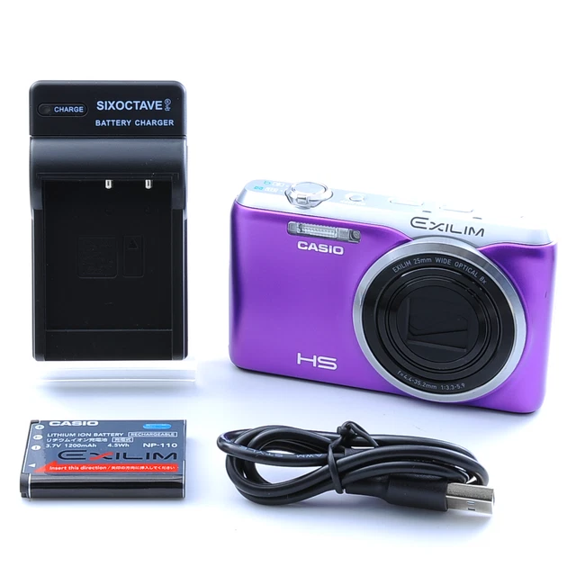 3297 CASIO EXILIM ZR20 パープル デジカメ Amazon | CASIO デジタルカメラ EXILIM 1610万画素 光学ズーム8