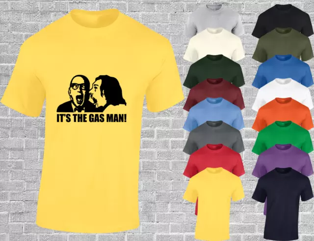 It's The Gas Man Funny Mens T Shirt Retro Rude Comedy Bottom Joke Great Gift