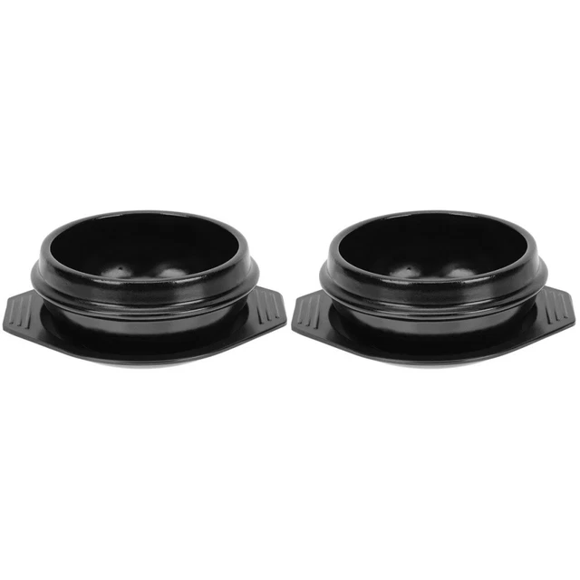 2 Pc Koreanischer Miso-Suppentopf Tragbarer Fritteusentopf Japanisch Keramik