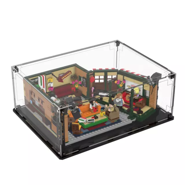 DISPLAY CASE FRAME for Lego ® Ideas Friends Central Perk 21319 figures 25cm £26.99 - PicClick UK Display Case Frame For Lego ® Ideas Friends Central Perk 21319 Figures 25Cm £26.99 - Picclick Uk