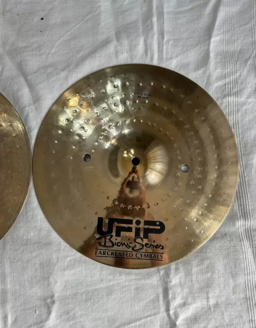 Piatti Ufip Bionic Seriess Hi Hat  13” Usati Pochissimo Buono Stato 2