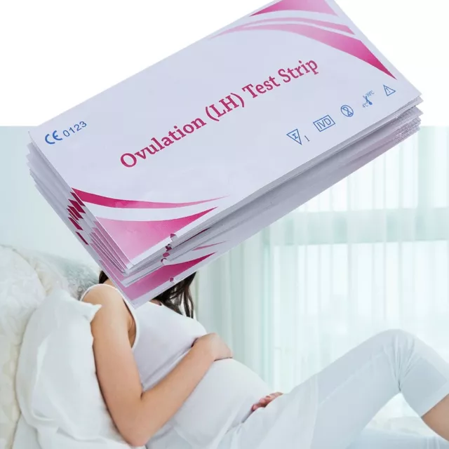 100pc Ovulation LH Test Strip Urine Testing Prepare Pregnancy LH Detection Strip