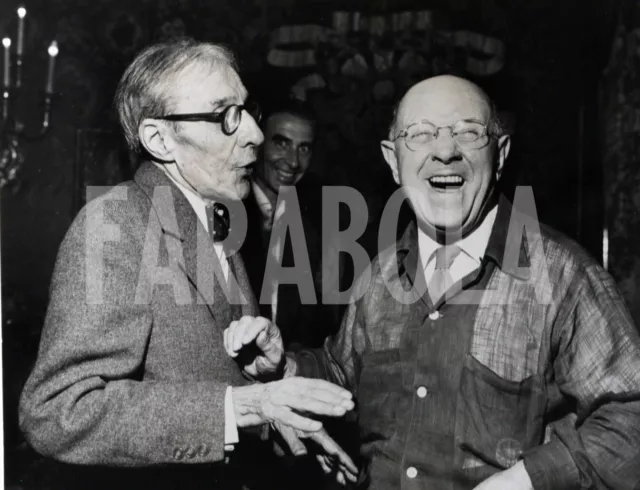 Photo de presse vintage Musique Classique Alfred Cortot Et Pablo Casals tirage