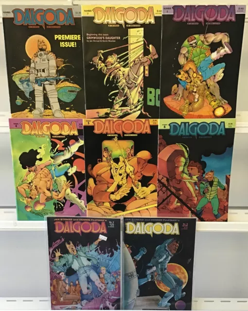 Dalgoda (1984) 1-8 VF Fantagraphics Comic Run Lot