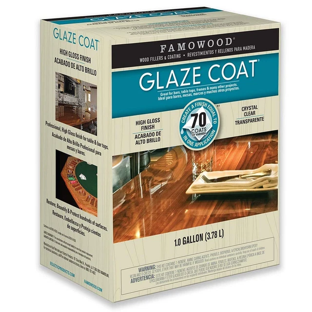 FamoWood 5050110 Glaze Coat Kit - Gallon Clear