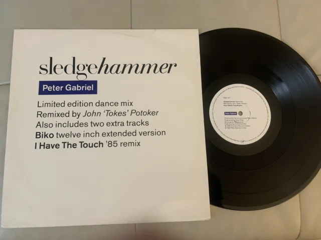 PETER GABRIEL 2 x Sledgehammer 12” Singles Dance Mix Low Price Bundle See Below