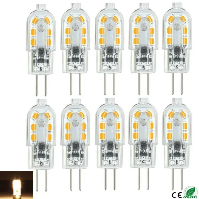 10X G4 LED 5W 12V Warmweiß Lampe Birne Halogenlampe Stiftsockel Leuchtmittel